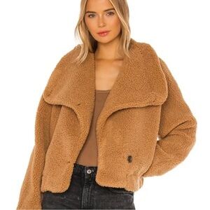 We The Free Camel Teddy Jacket